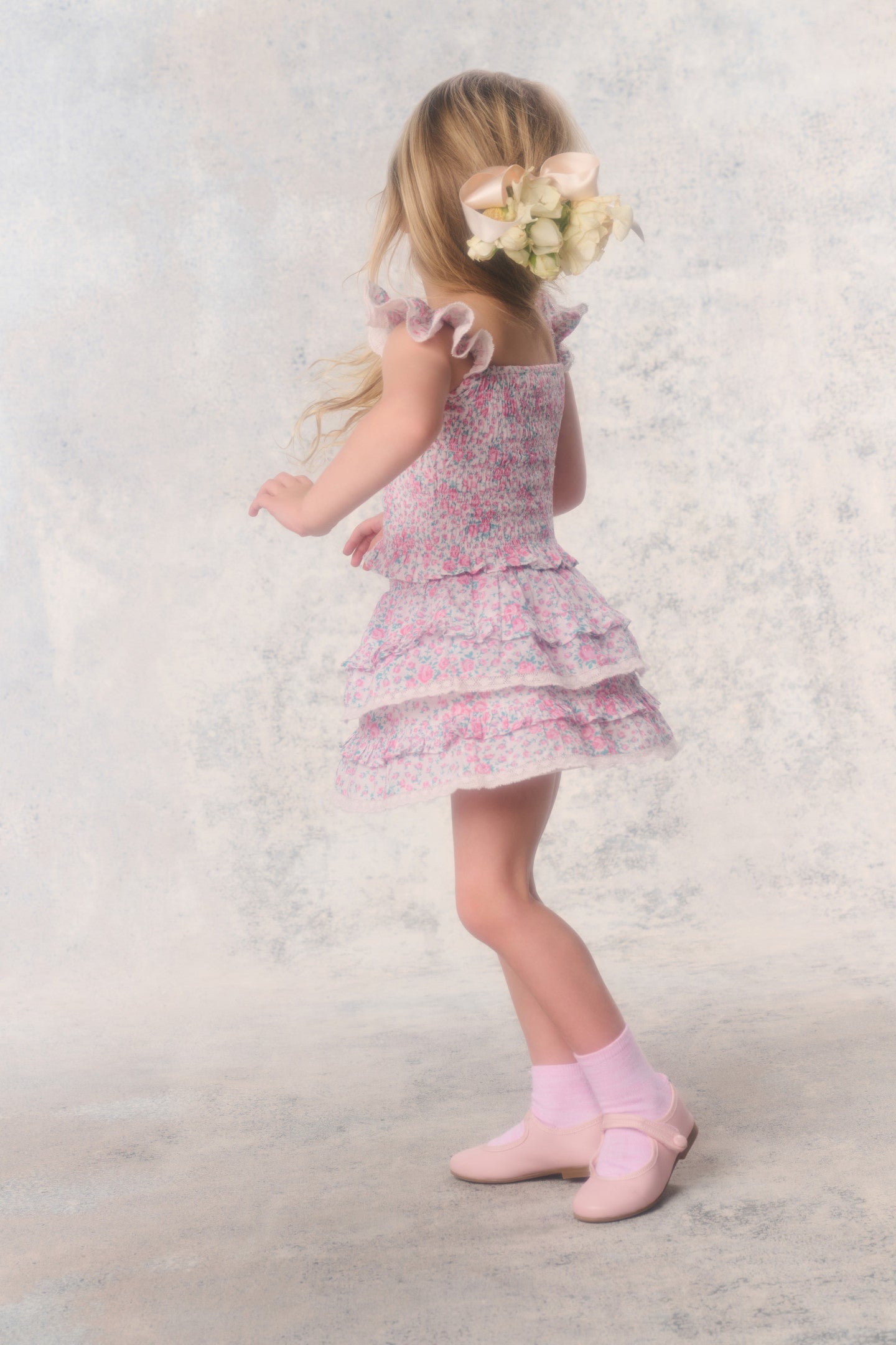 Little Girls Re-Edition Caspia Floral Top | Loveshackfancy discount