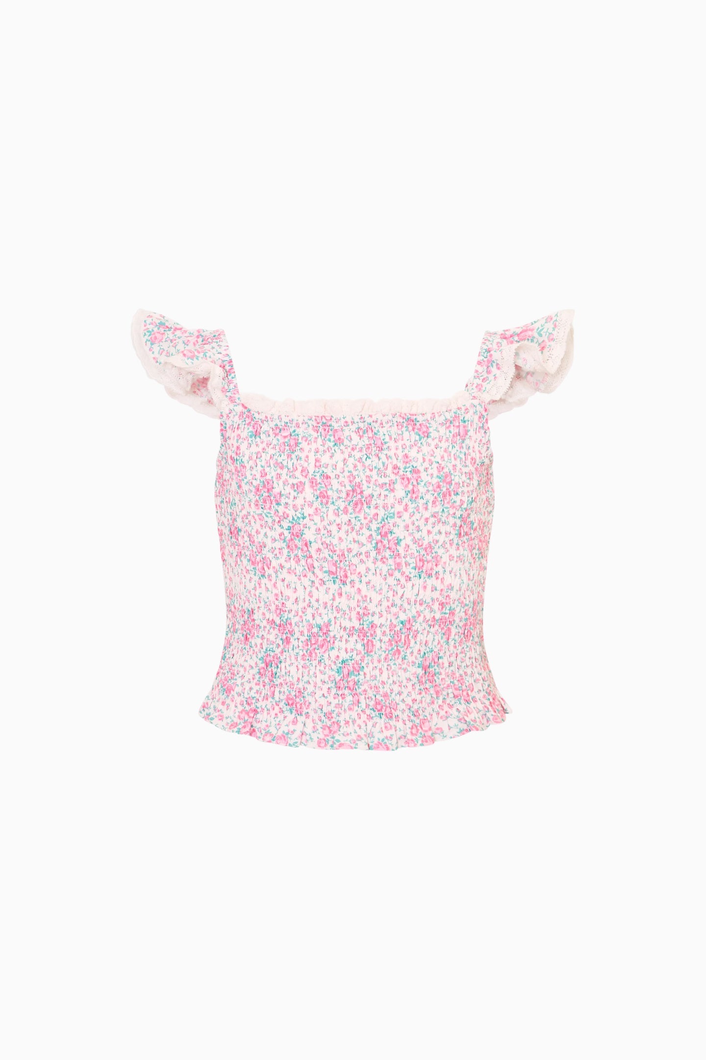 Little Girls Re-Edition Caspia Floral Top | Loveshackfancy discount