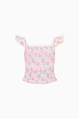 Little Girls Re-Edition Caspia Floral Top | Loveshackfancy discount