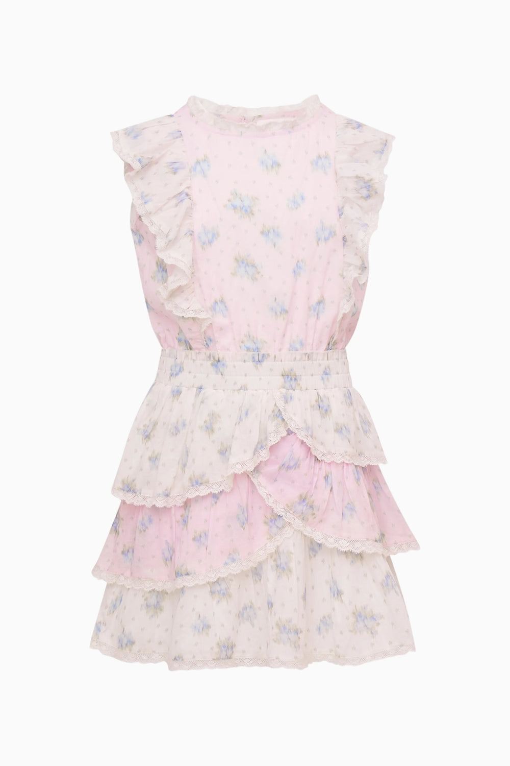 Tween Decker Mixed Print Dress | Loveshackfancy for sale