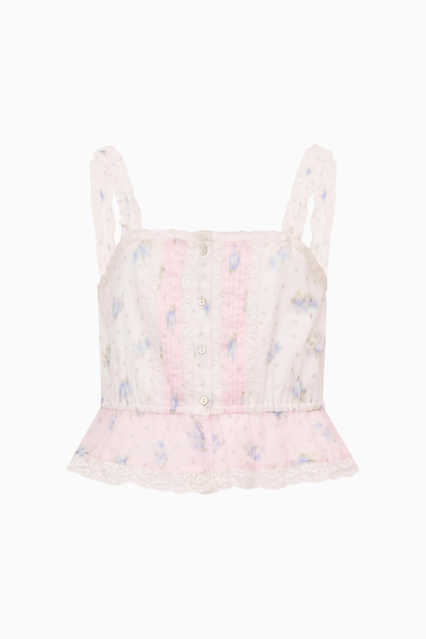 Tween Jessamine Mixed Print Top | Loveshackfancy on sale