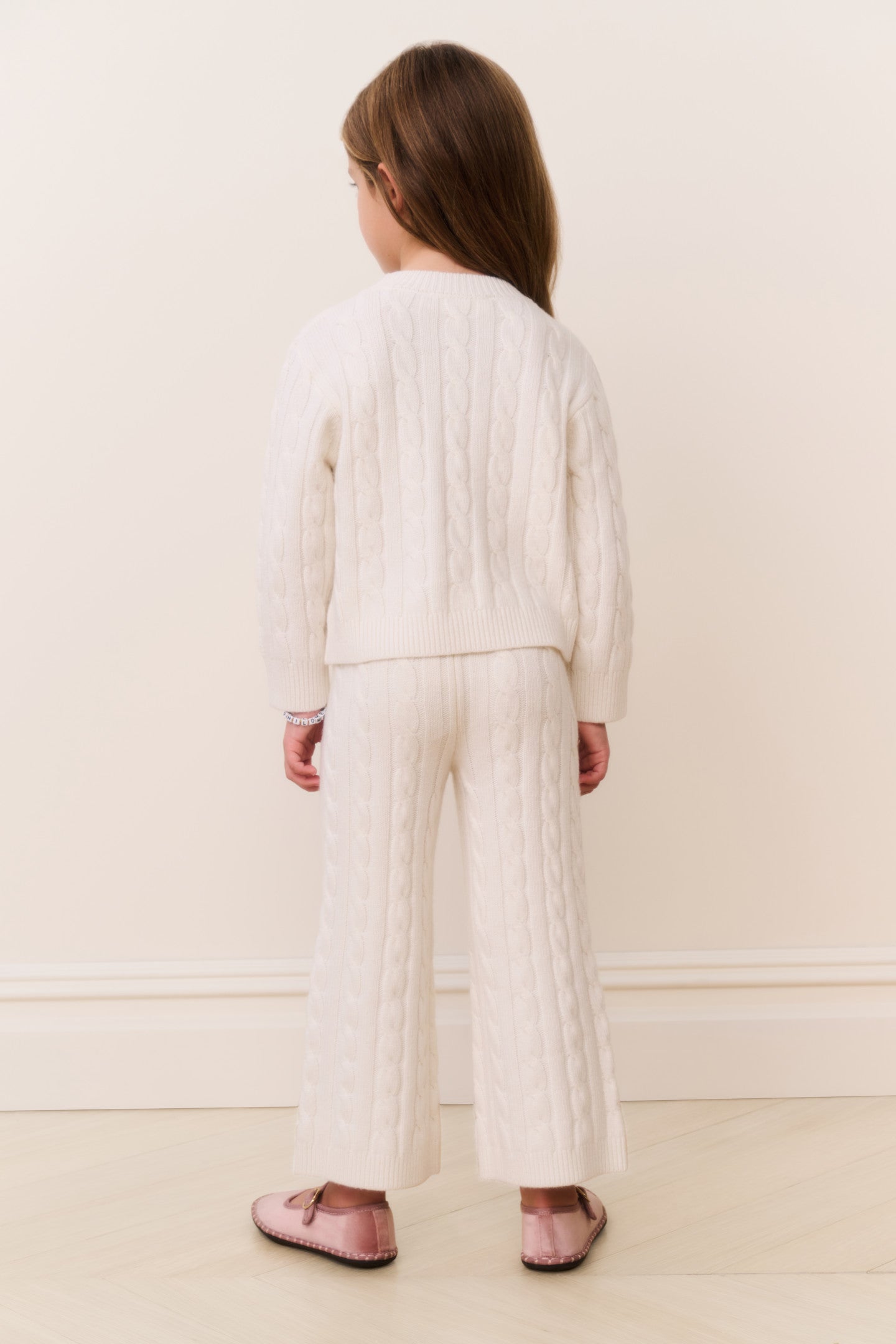 Little Girls Shalley Cable Knit Pants | Loveshackfancy outlet