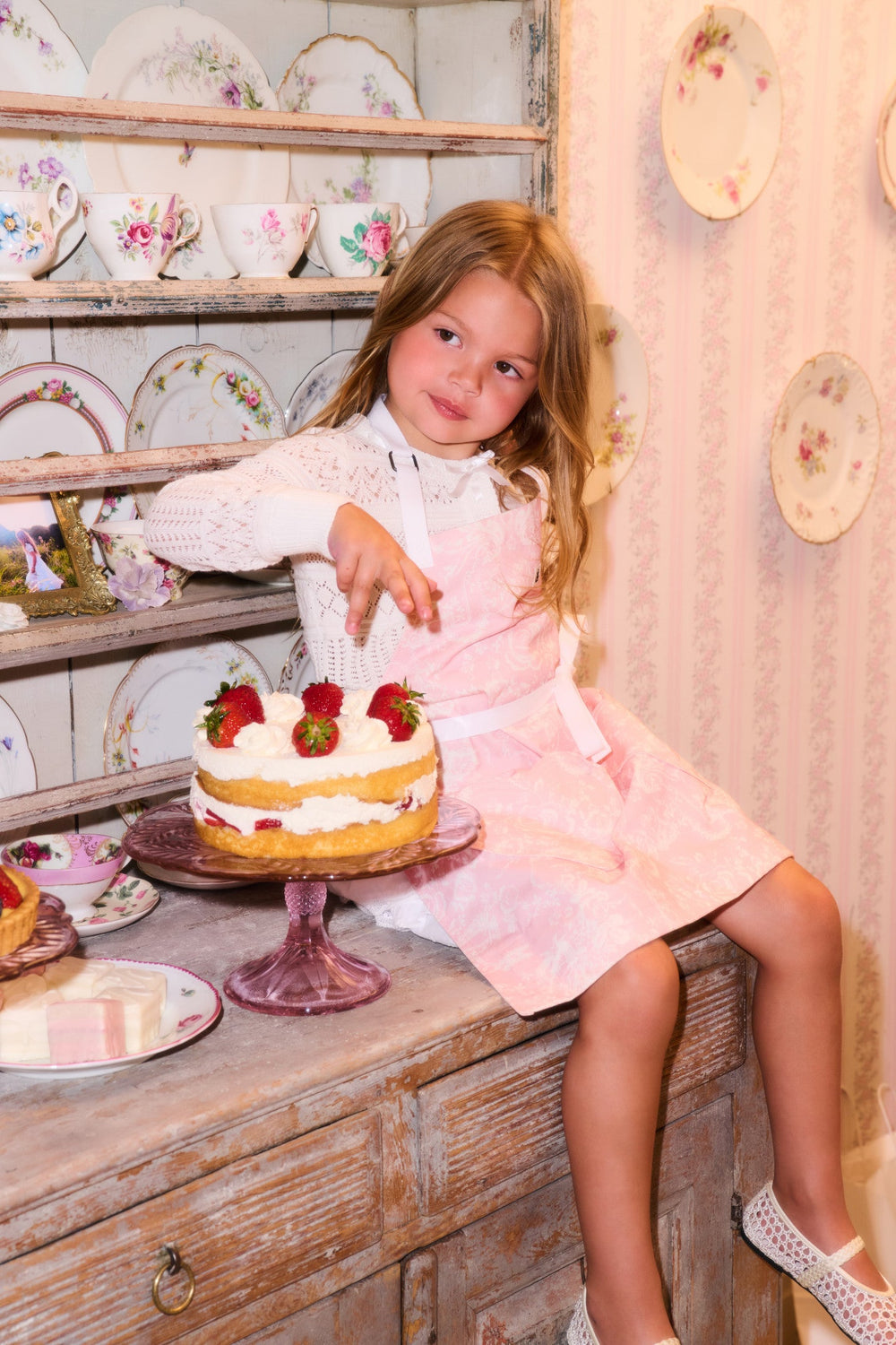 LoveShackFancy X Hedley & Bennett Kids Apron | Loveshackfancy on sale