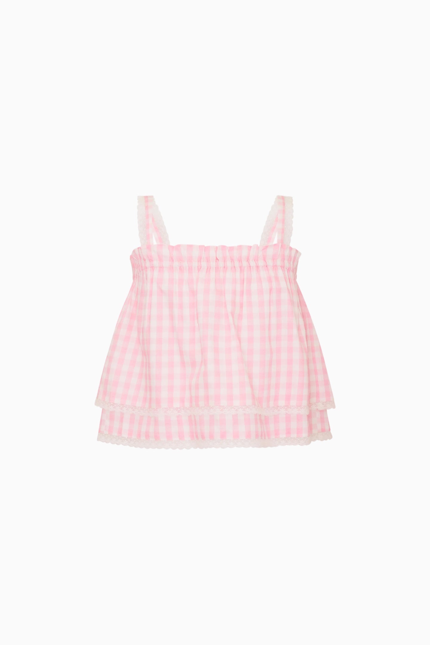 Tween Fiorella Gingham Top | Loveshackfancy on sale