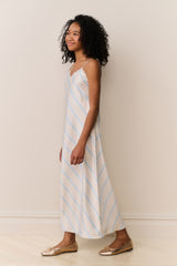 Tween Adelise Floral Stripe Maxi Dress | Loveshackfancy US