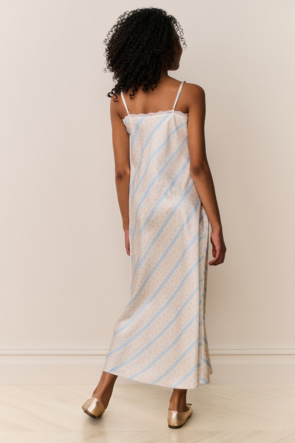 Tween Adelise Floral Stripe Maxi Dress | Loveshackfancy US