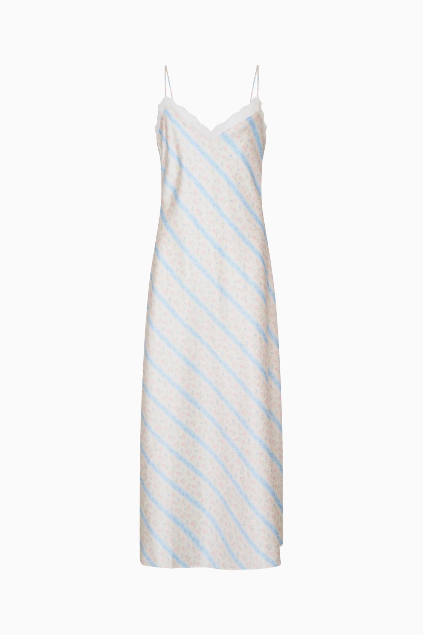 Tween Adelise Floral Stripe Maxi Dress | Loveshackfancy US