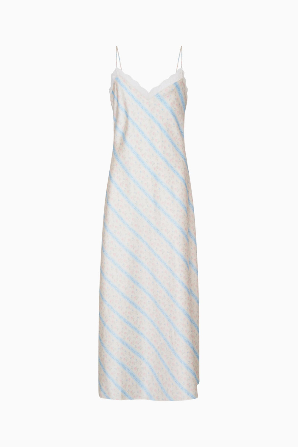 Tween Adelise Floral Stripe Maxi Dress | Loveshackfancy US