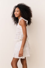 Tween Silano Crystal Bow Cotton Skirt | Loveshackfancy US