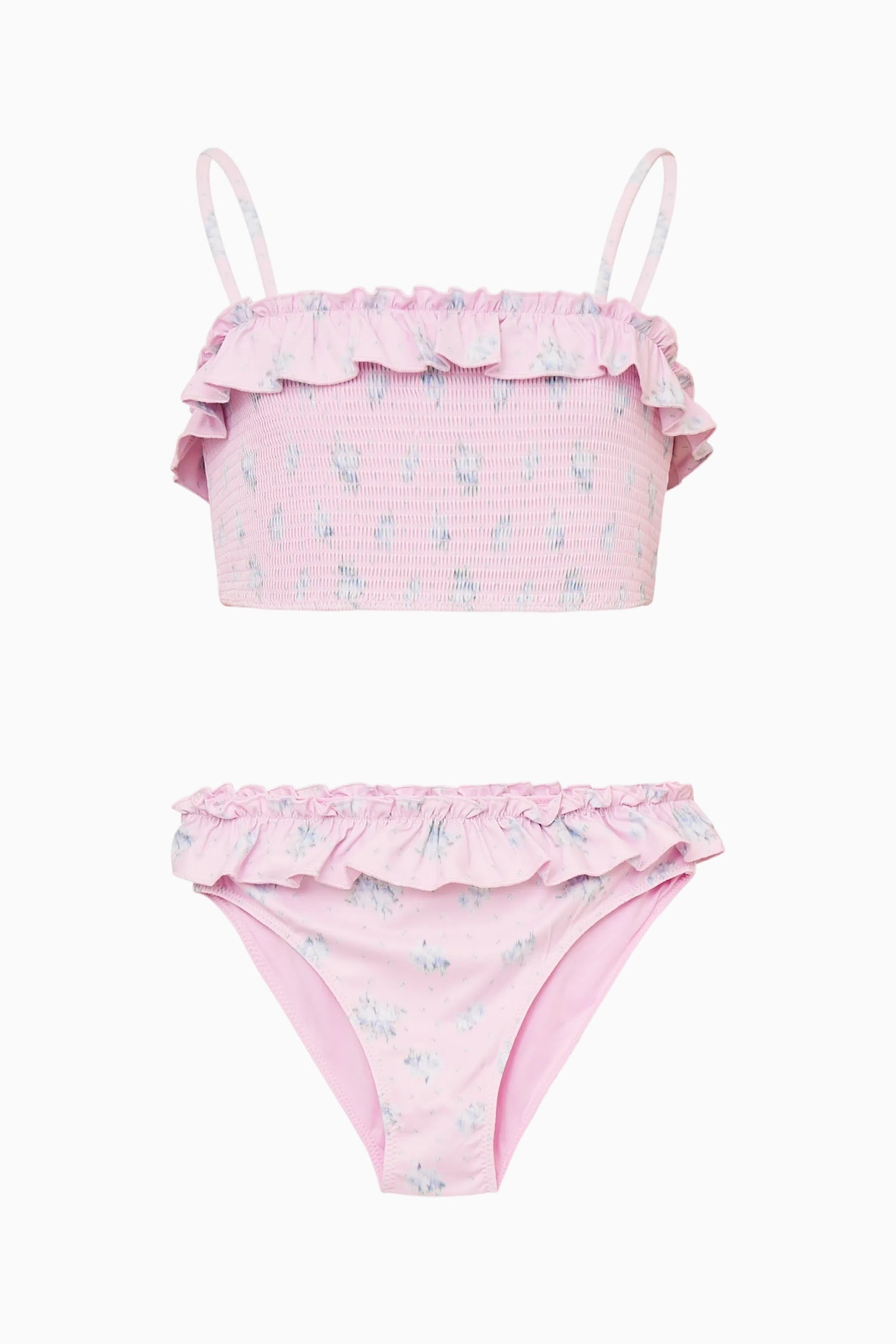 Little Girls Penni Smocked Floral Bikini | Loveshackfancy US