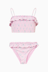 Little Girls Penni Smocked Floral Bikini | Loveshackfancy US