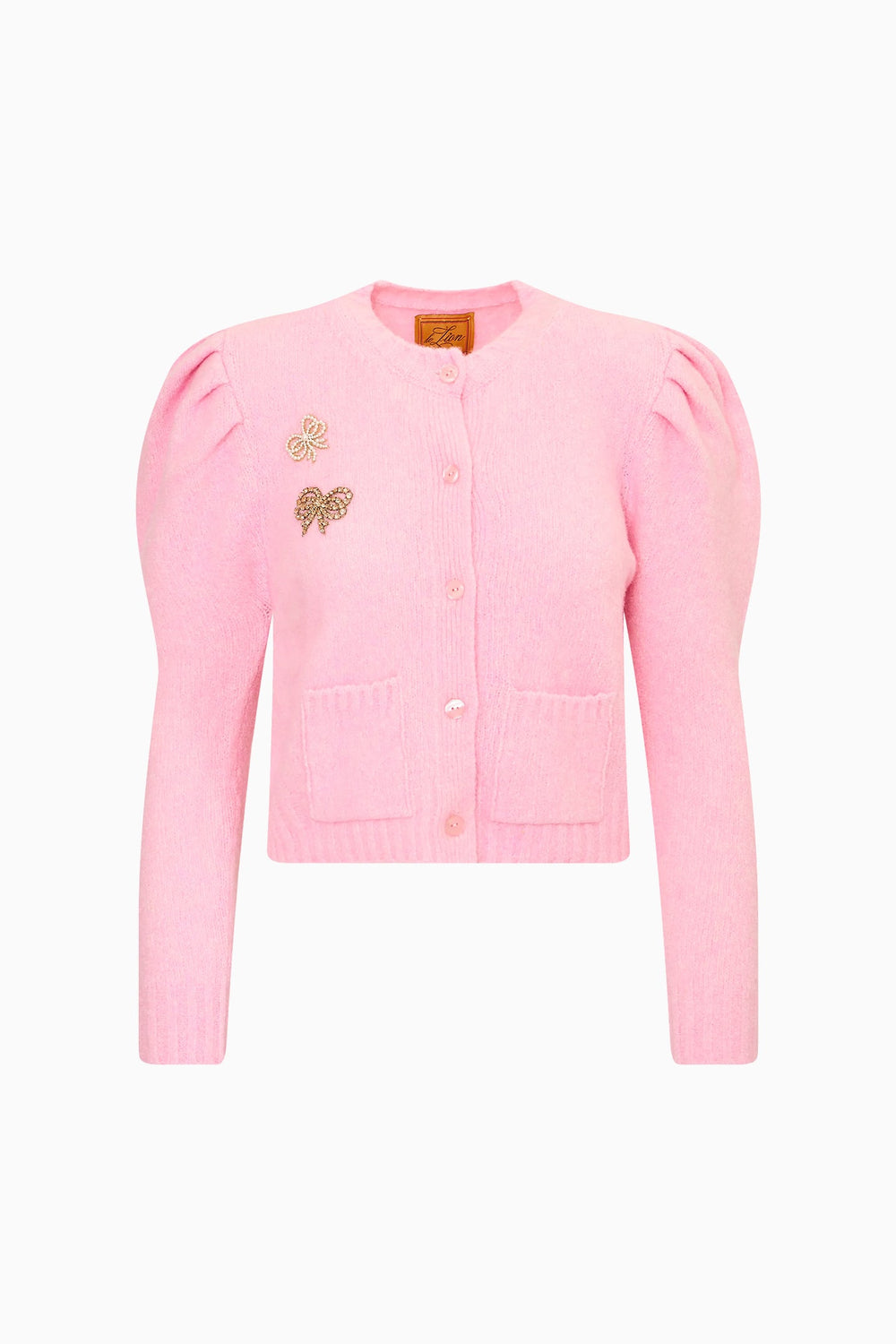 Le Lion Puff Sleeve Laurita Bow Cardigan | Loveshackfancy discount