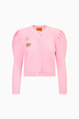 Le Lion Puff Sleeve Laurita Bow Cardigan | Loveshackfancy discount