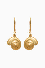 We Dream In Colour Round Shell Earrings | Loveshackfancy US