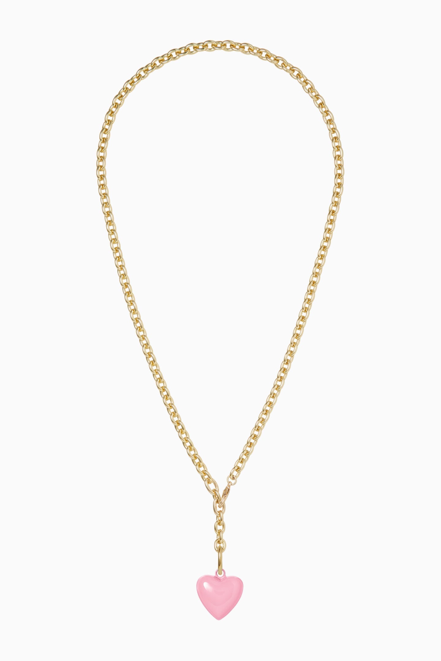 Roxanne Assoulin The Mini Puffy Heart Charm Necklace | Loveshackfancy online