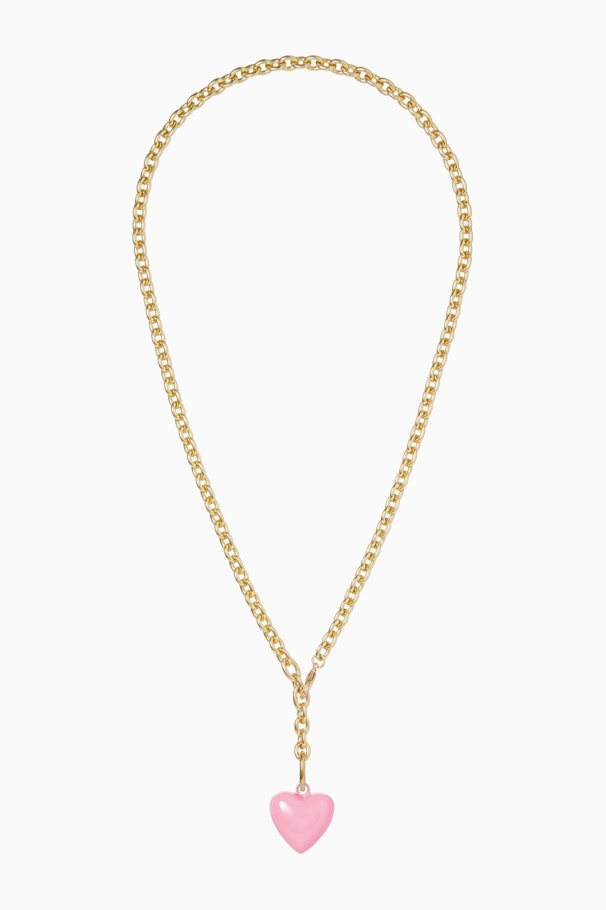 Roxanne Assoulin The Mini Puffy Heart Charm Necklace | Loveshackfancy online