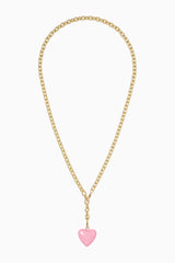 Roxanne Assoulin The Mini Puffy Heart Charm Necklace | Loveshackfancy online