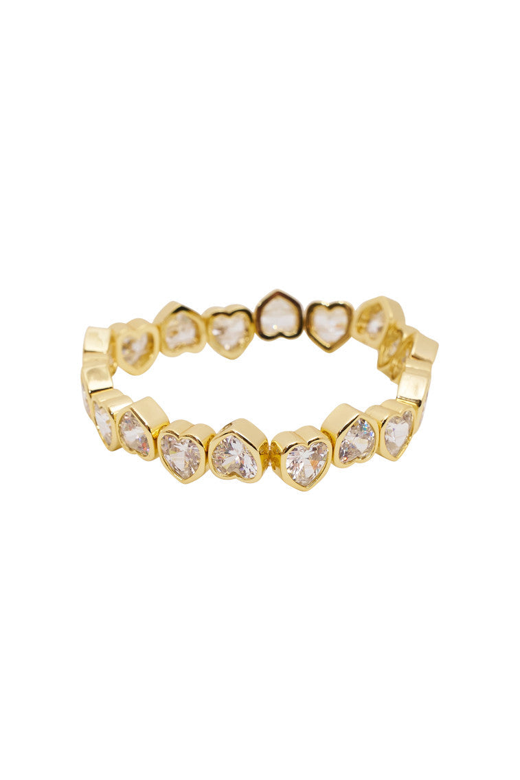 Erin Wachs Large Heart Stretch Bracelet | Loveshackfancy for sale