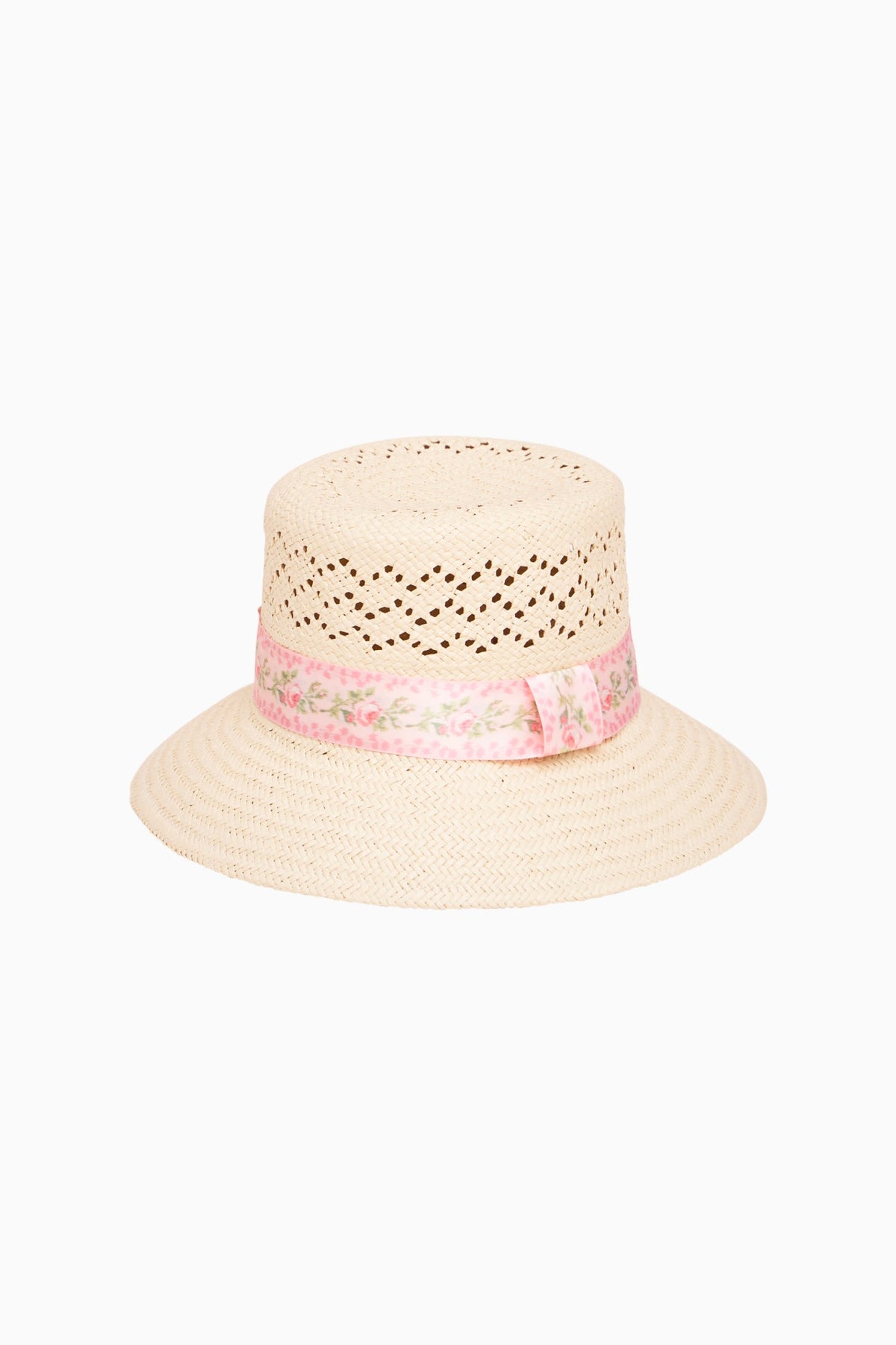 Silan Straw Bucket Hat | Loveshackfancy US