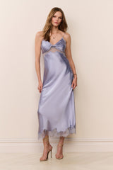 Orianna Silk-Blend Maxi Dress | Loveshackfancy outlet
