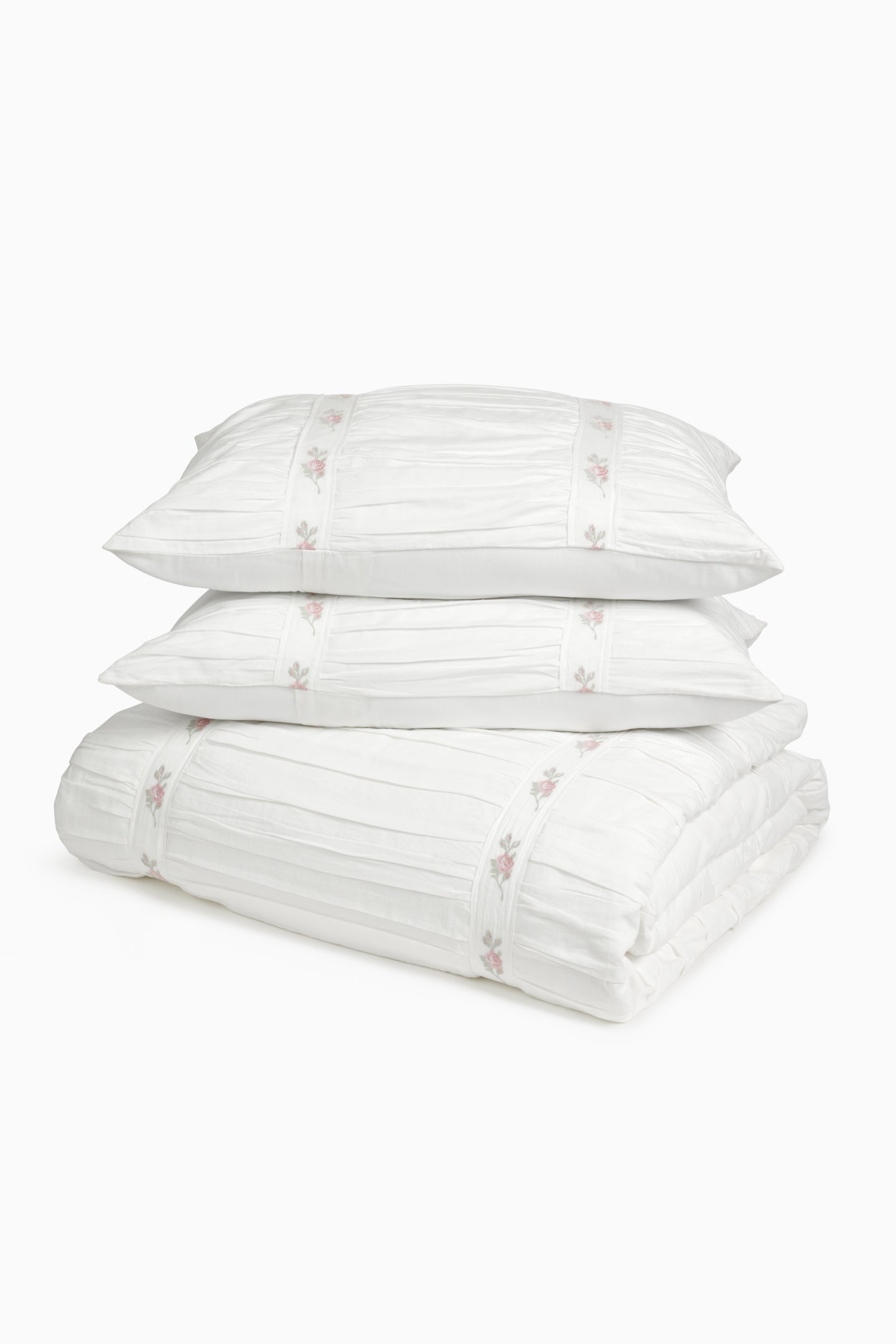 Forever In Love Embroidered Duvet Cover + Sham Set | Loveshackfancy US