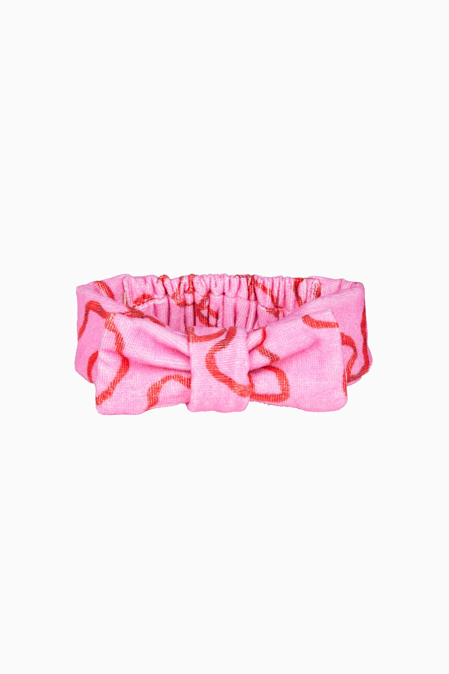Bow Print Face Wash Beauty Headband | Loveshackfancy US
