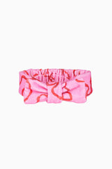 Bow Print Face Wash Beauty Headband | Loveshackfancy US