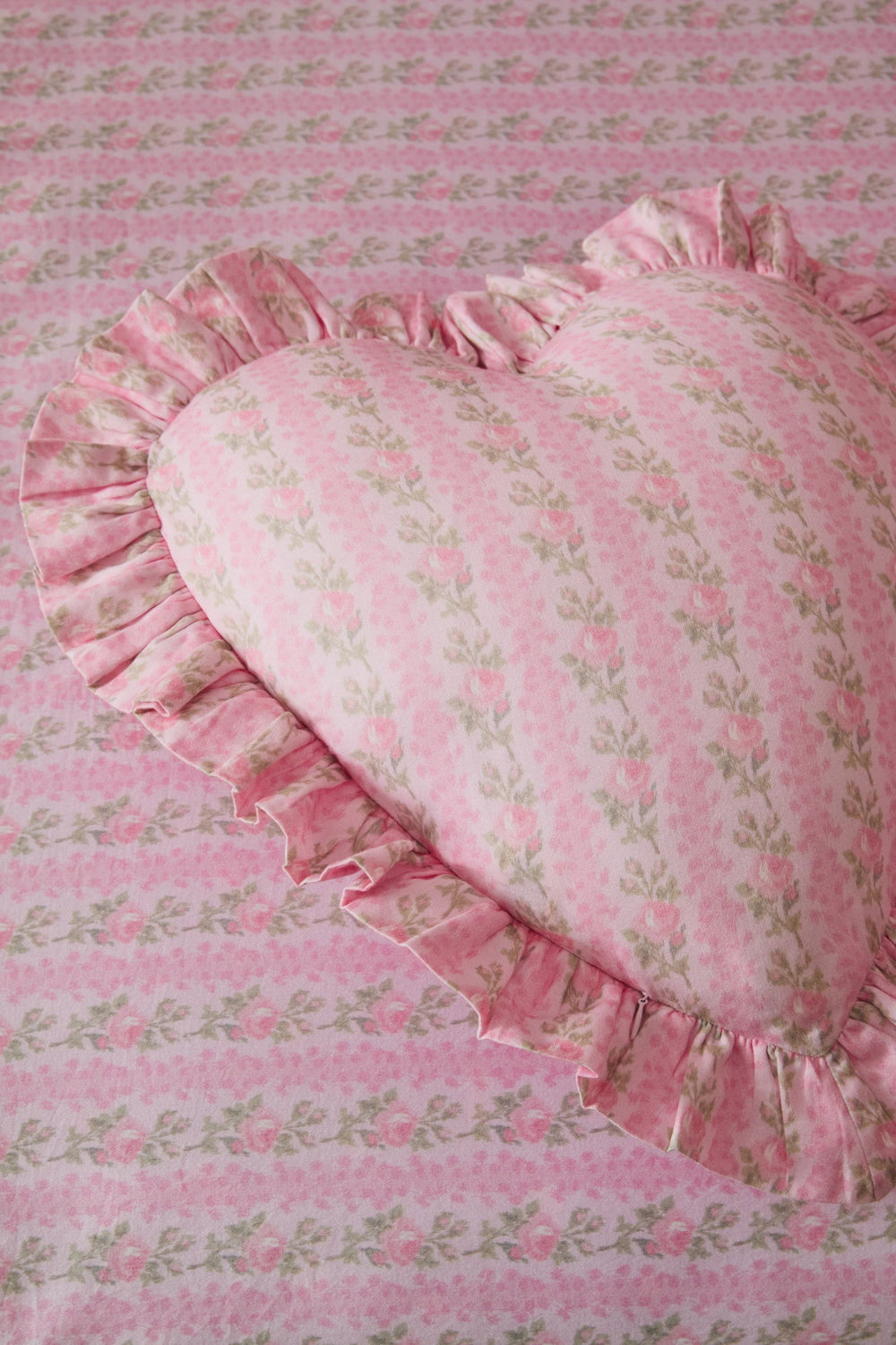 Forever In Love Ruffle Heart Pillow | Loveshackfancy discount