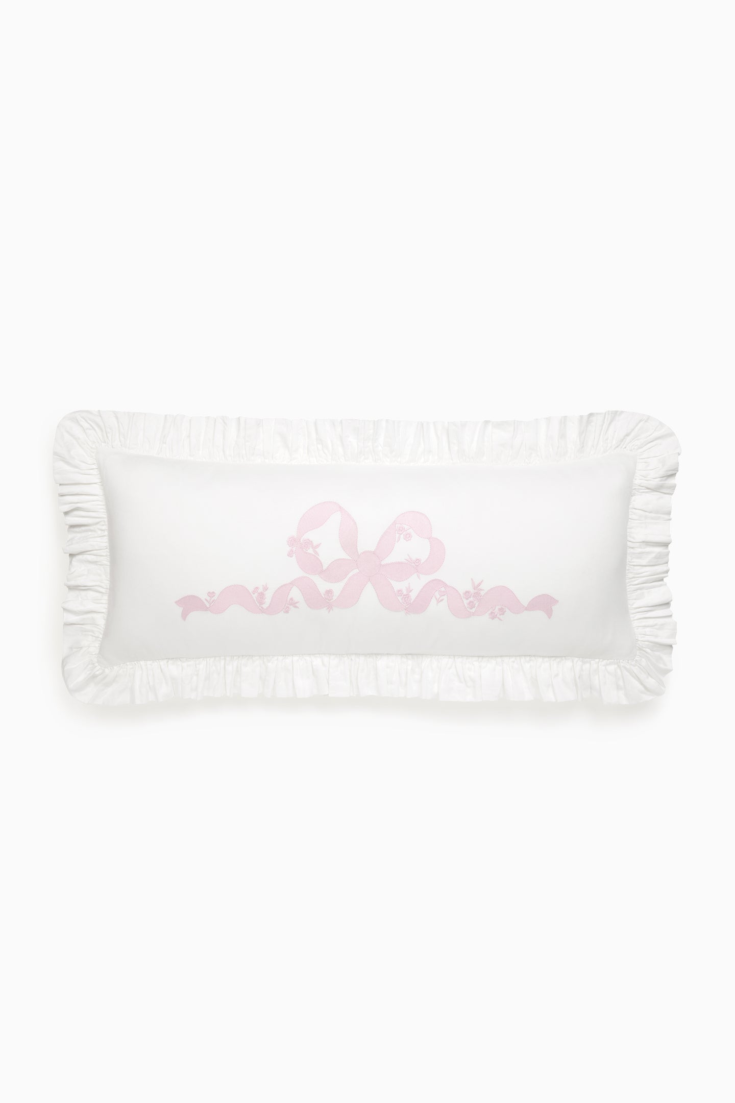 Forever In Love Ruffled Lumbar Pillow | Loveshackfancy sale