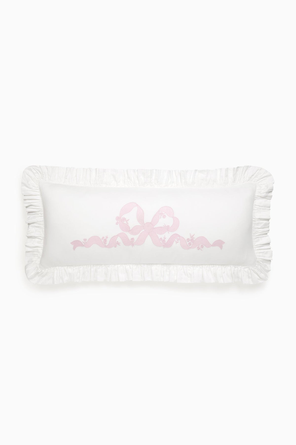 Forever In Love Ruffled Lumbar Pillow | Loveshackfancy sale