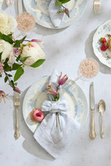 Yarn Dye Printed Bow Napkin Rings - Set of 4 | Loveshackfancy US