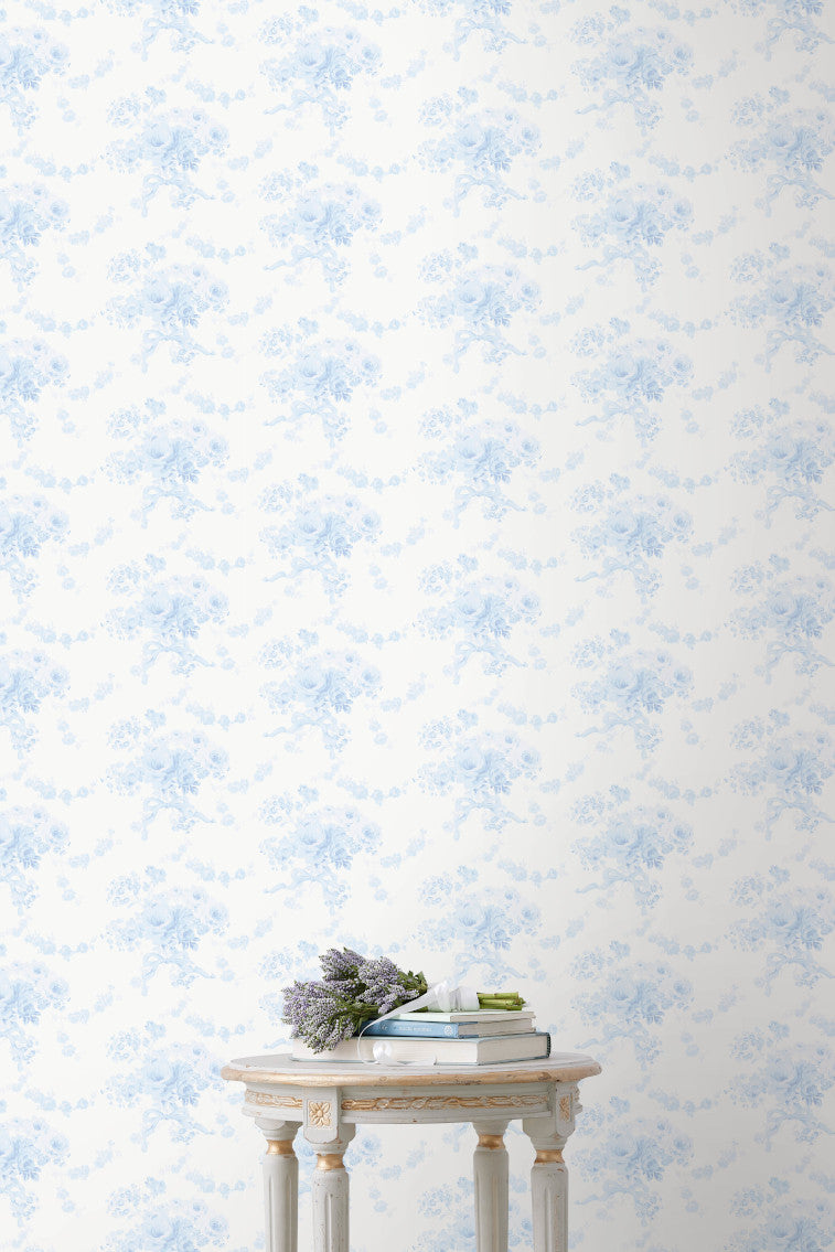 Powdered Feather Peel & Stick Wallpaper | Loveshackfancy outlet