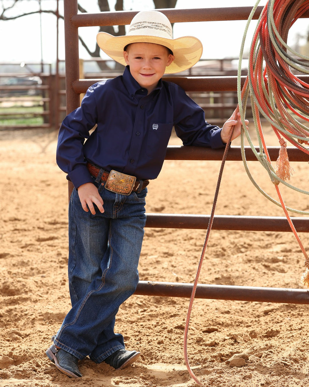 Cinch Boy's Button-Down Western Shirt