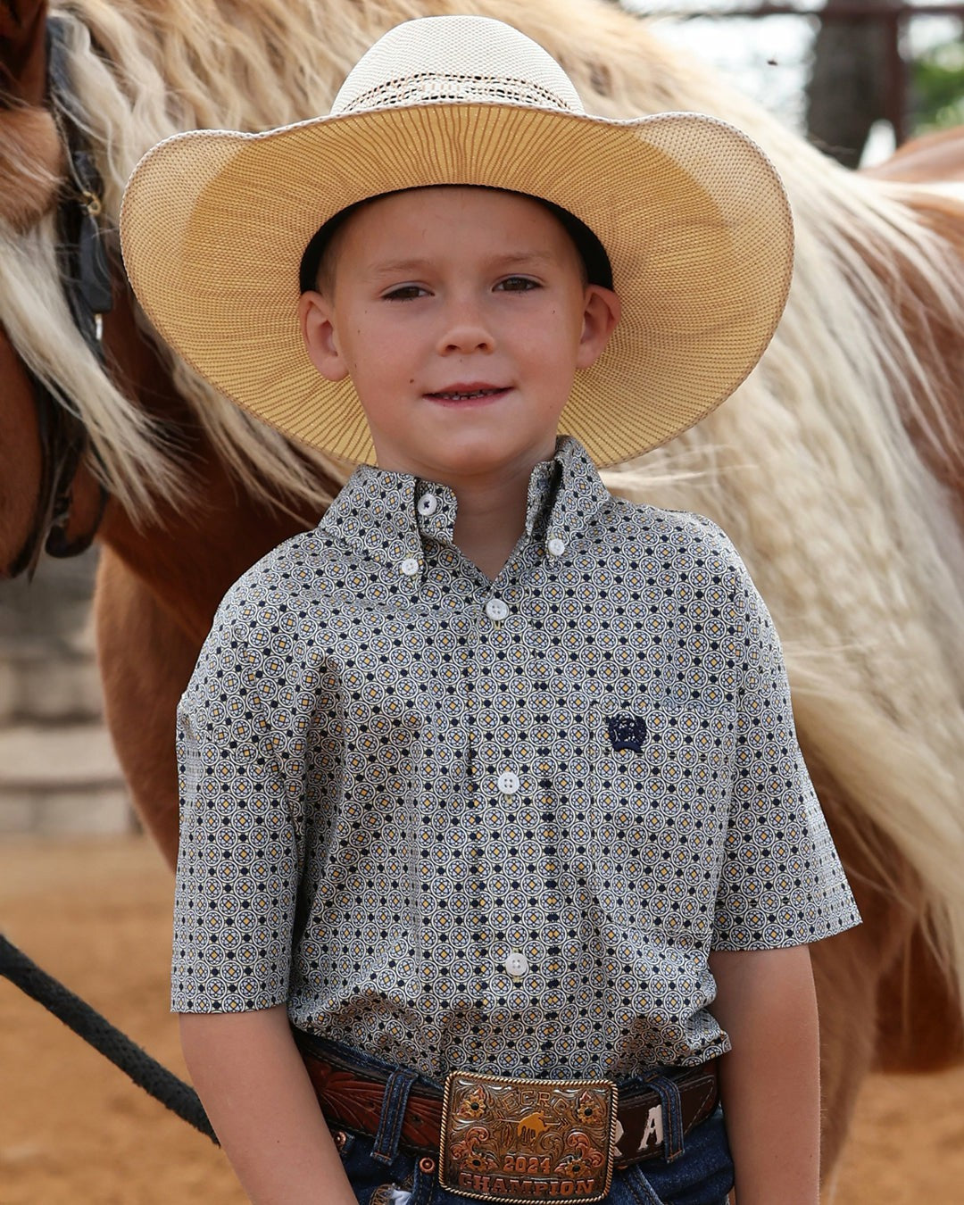 Cinch Boy's Button-Down Western Shirt