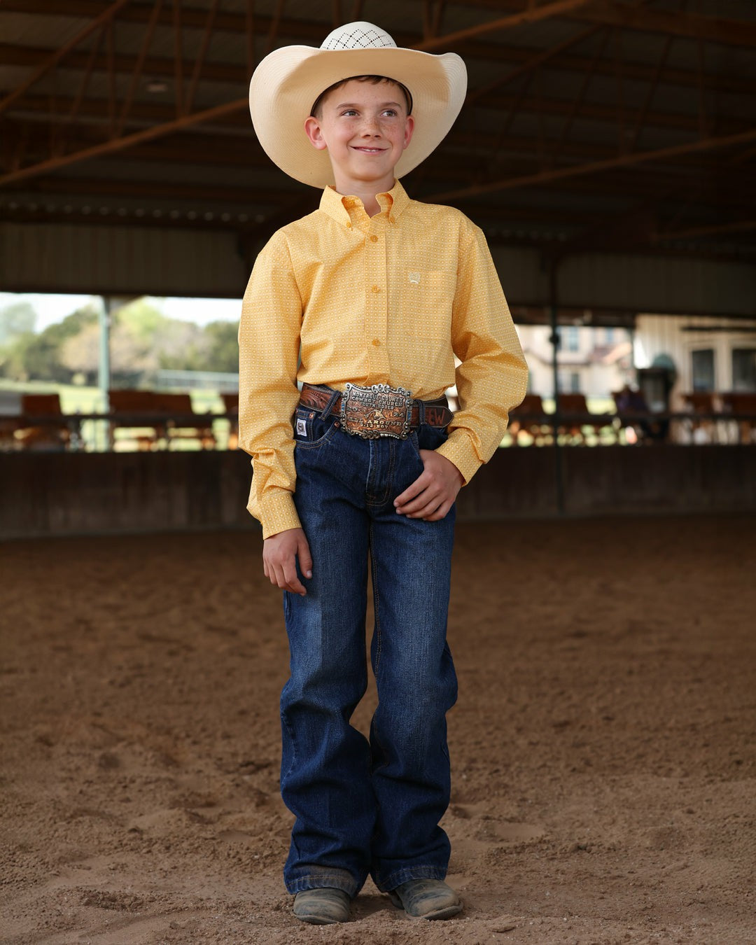 Cinch Boy's Button-Down Western Shirt