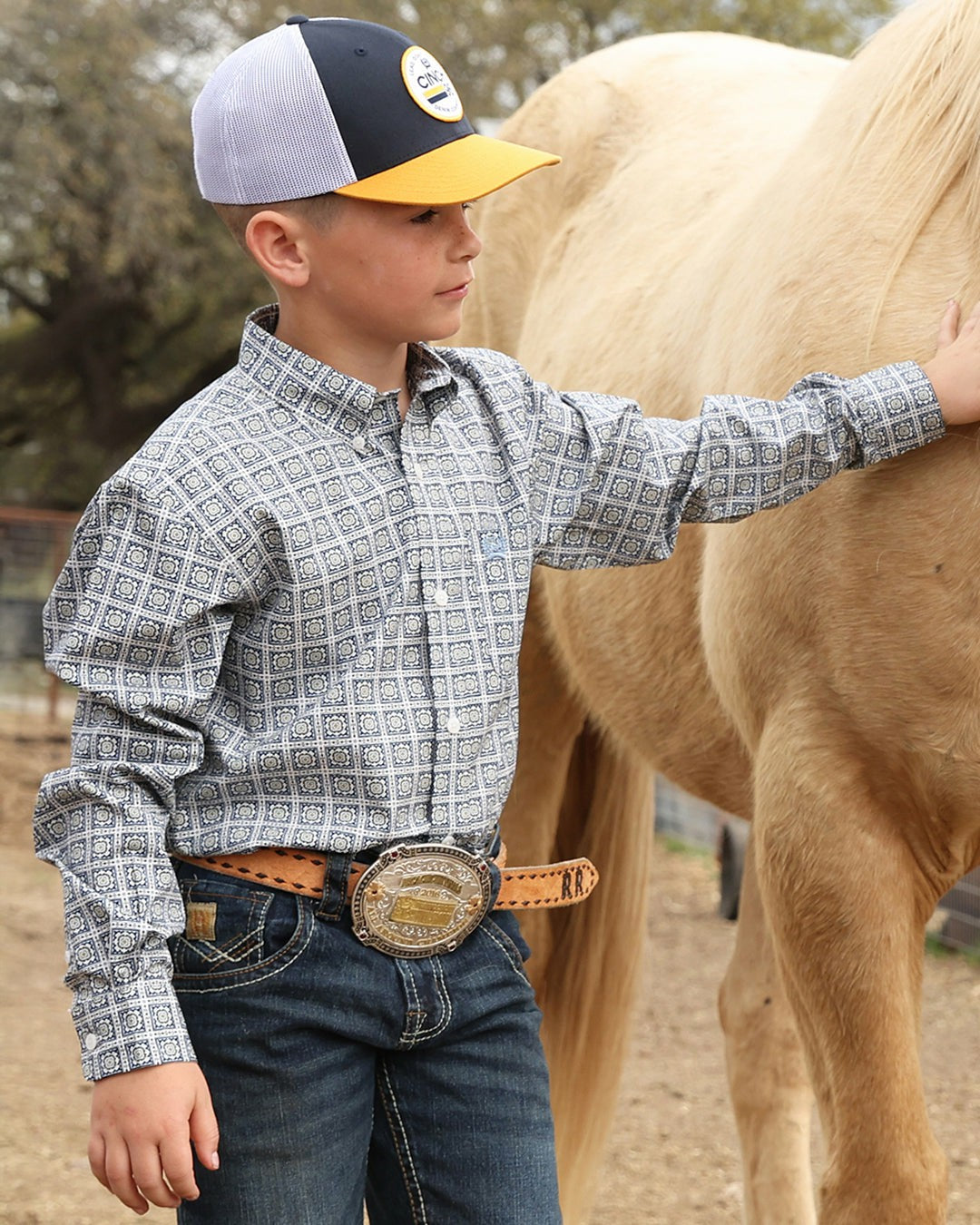 Cinch Boy's Button-Down Western Shirt