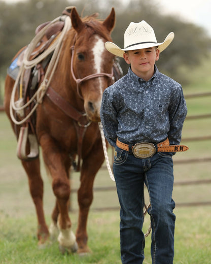 Cinch Boy's Button-Down Arenaflex® Western Shirt