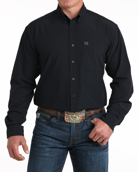 Cinch Men’s Solid Arenaflex® Button-Down Western Shirt