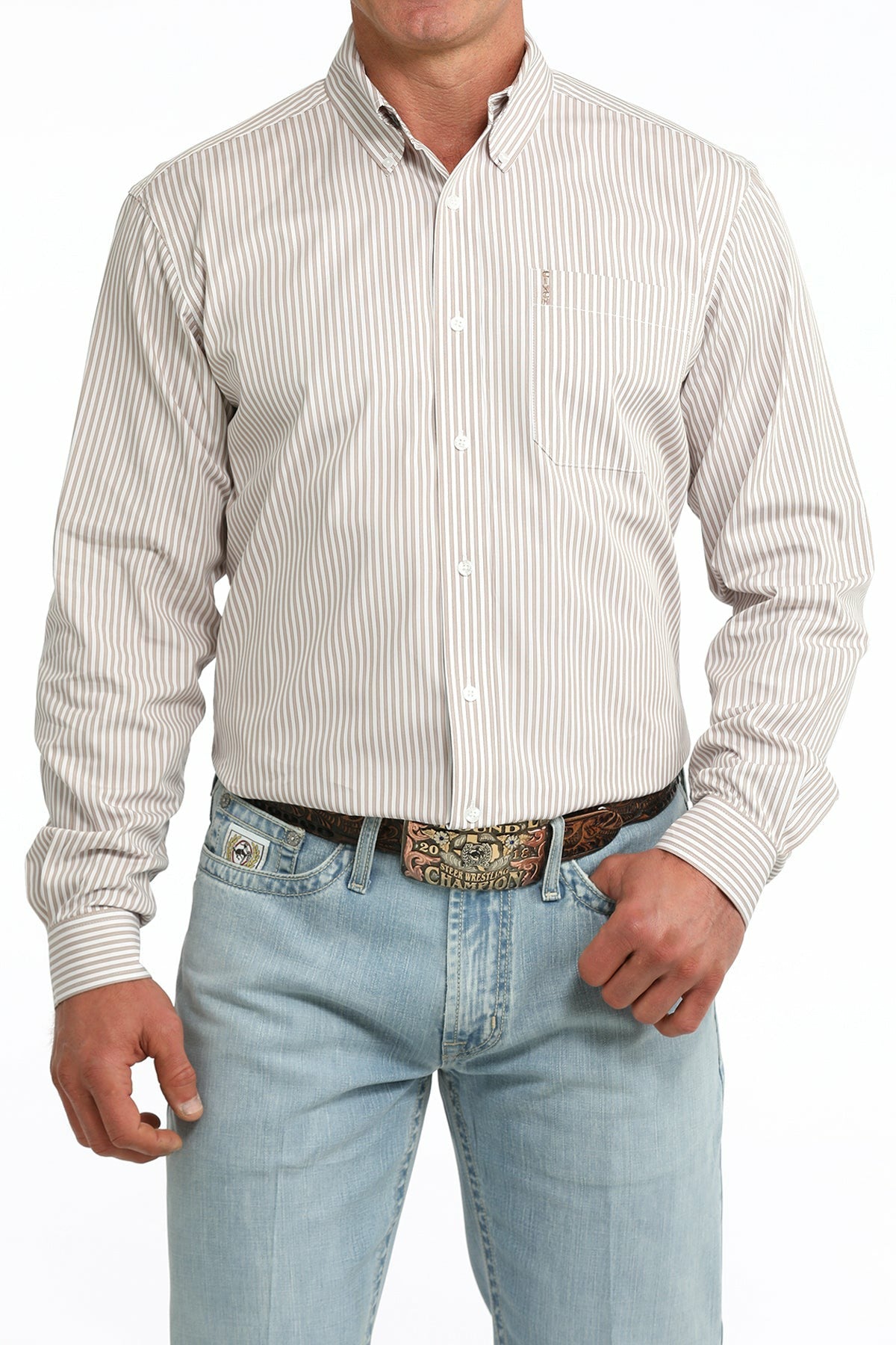 Cinch Men’s Modern Fit Button-Down Western Shirt