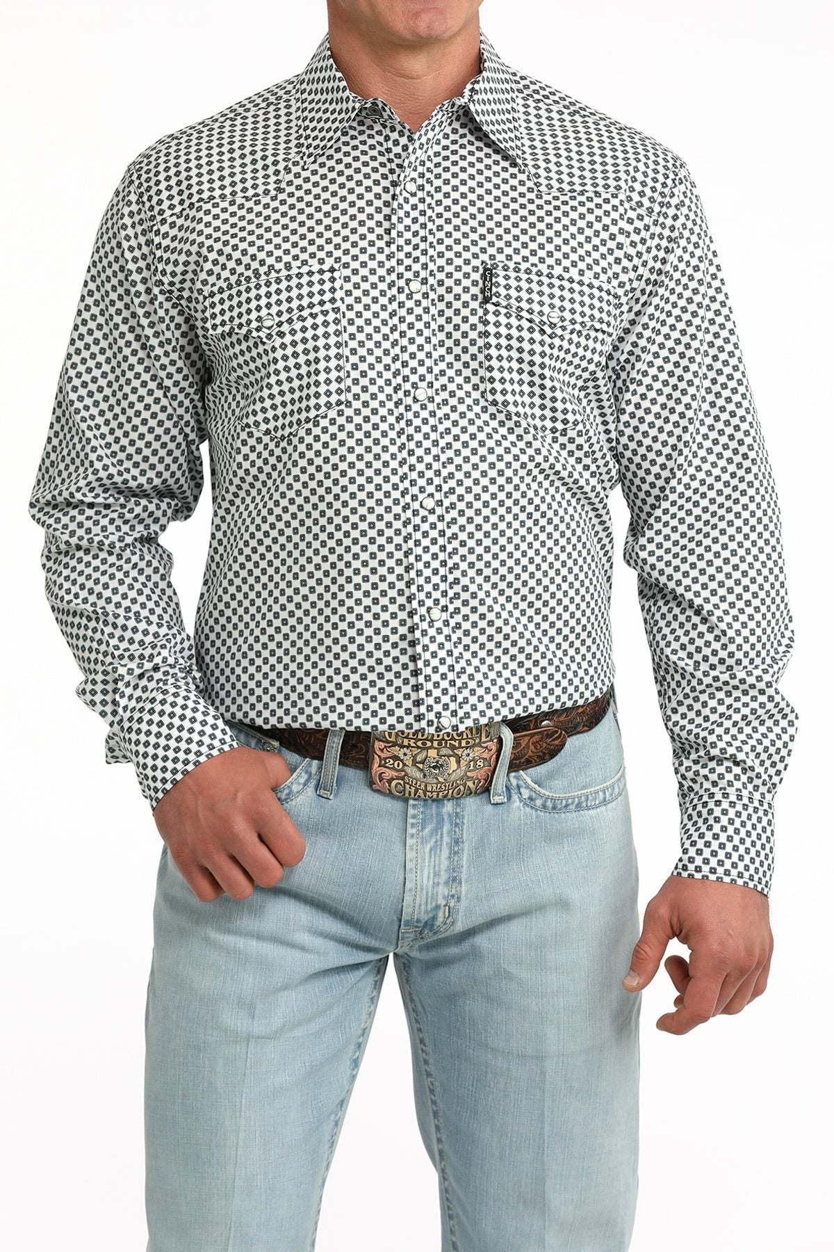 Cinch Men’s Modern Fit Snap Front Western Shirt