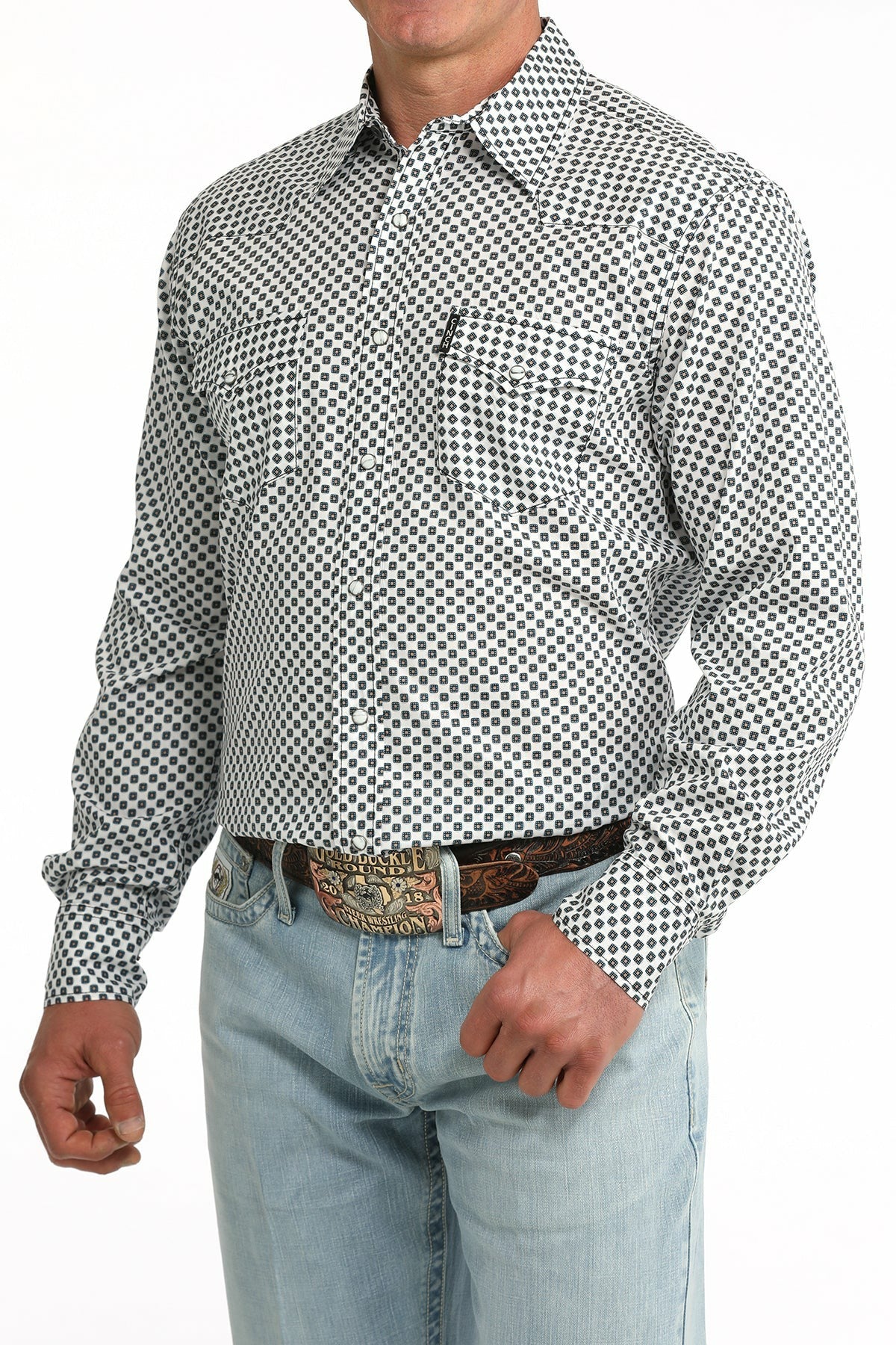 Cinch Men’s Modern Fit Snap Front Western Shirt