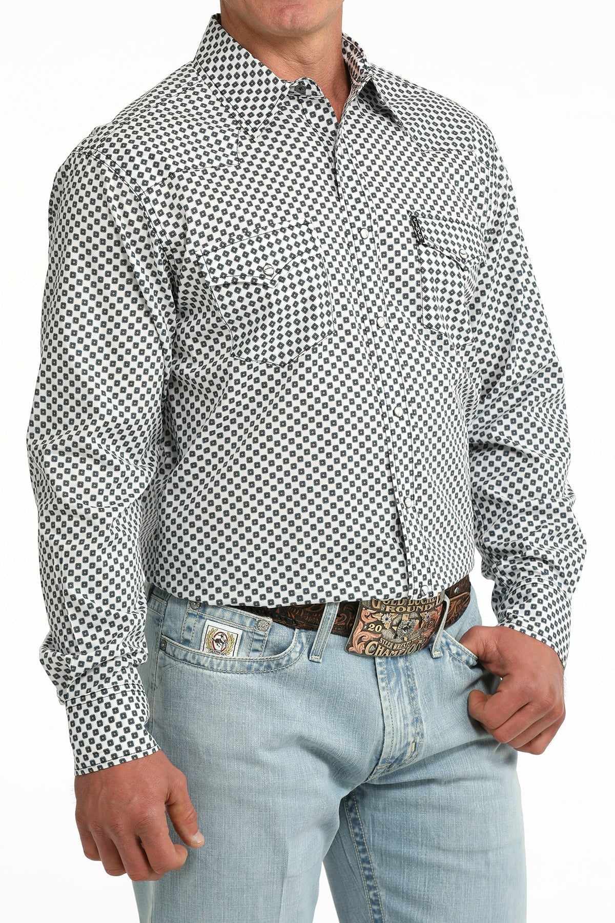 Cinch Men’s Modern Fit Snap Front Western Shirt