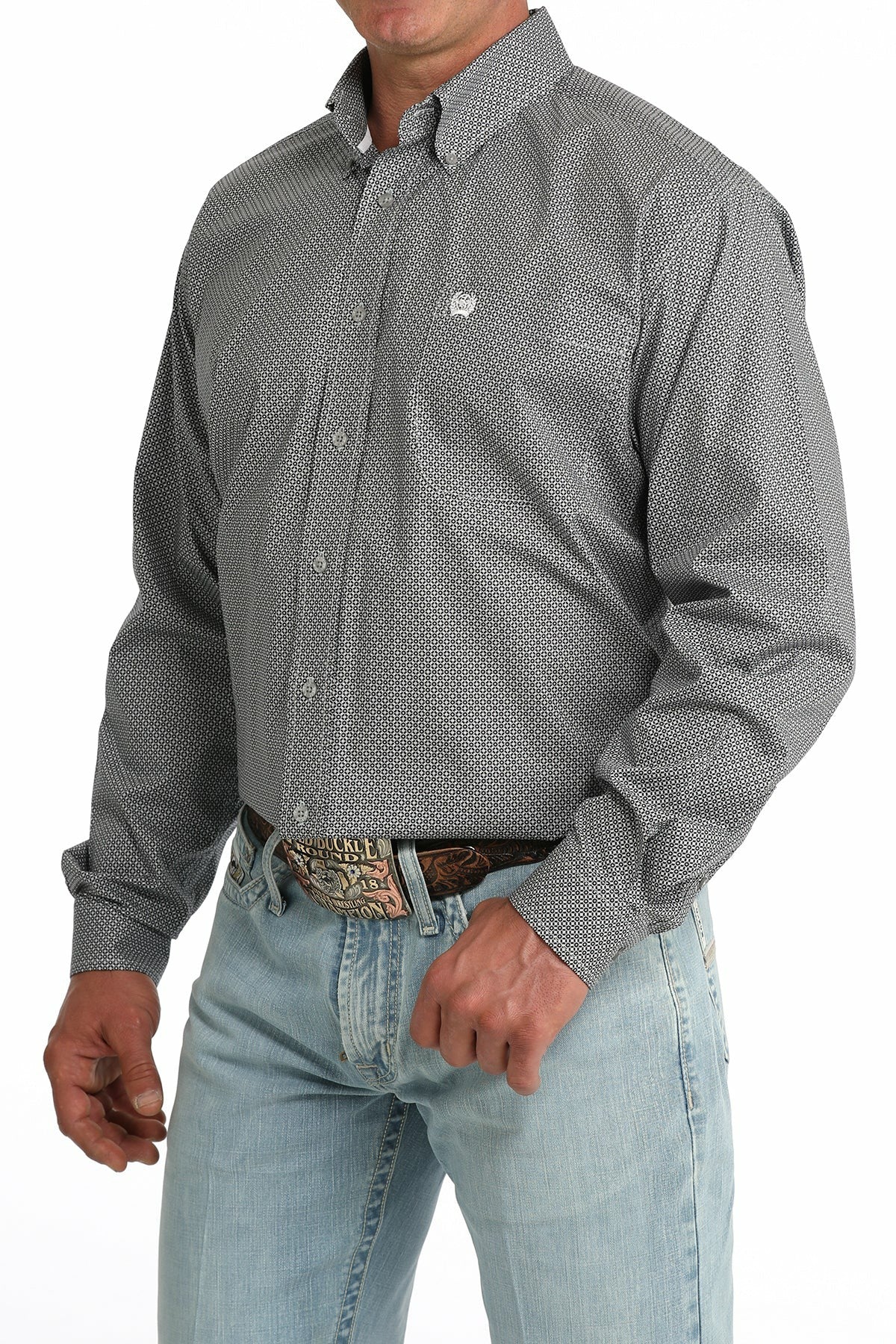 Cinch Stretch Classic Fit Button-Down Western Shirt