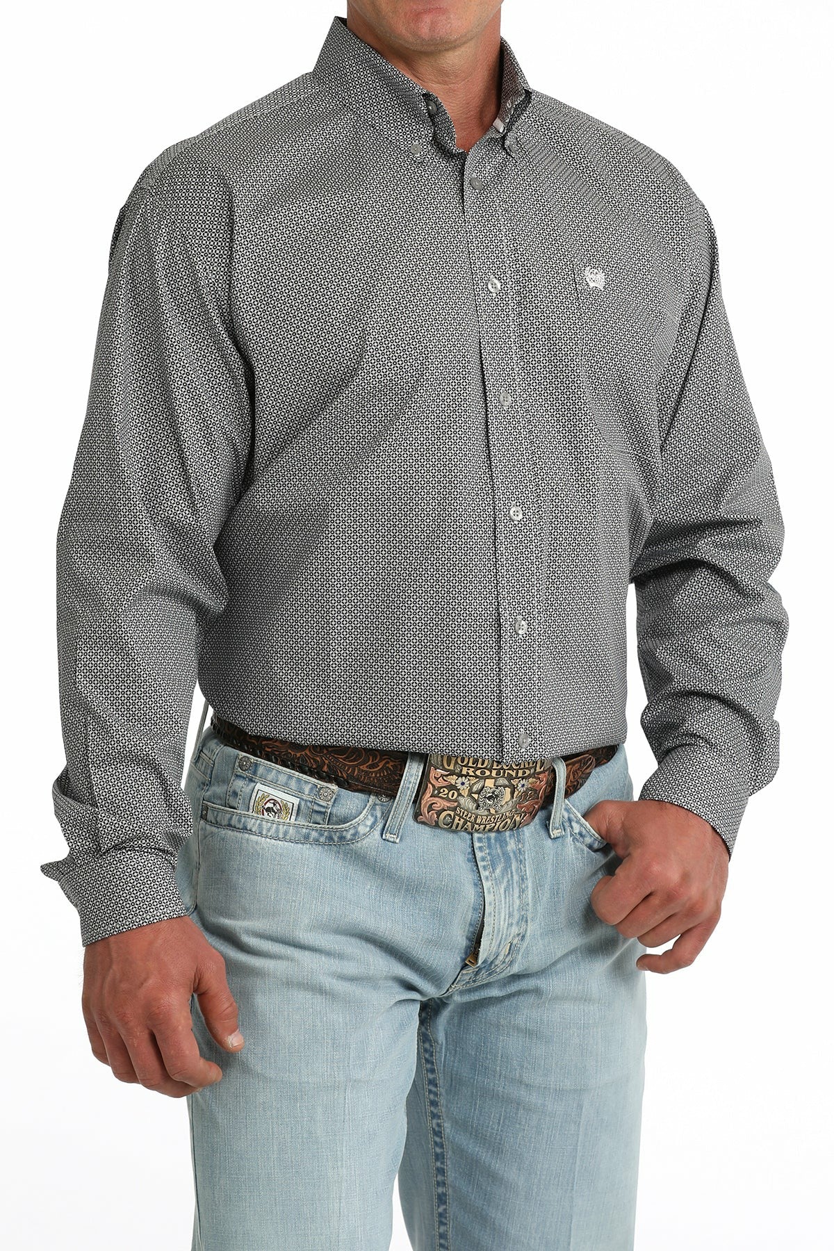 Cinch Stretch Classic Fit Button-Down Western Shirt