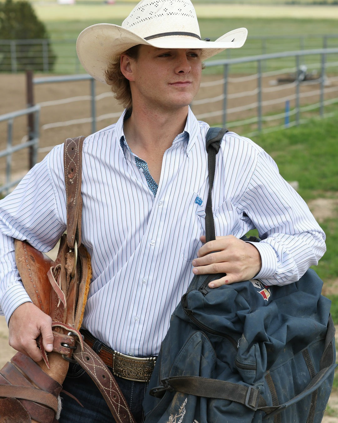 Cinch Men’s TENCEL™ Classic Fit Button-Down Western Shirt