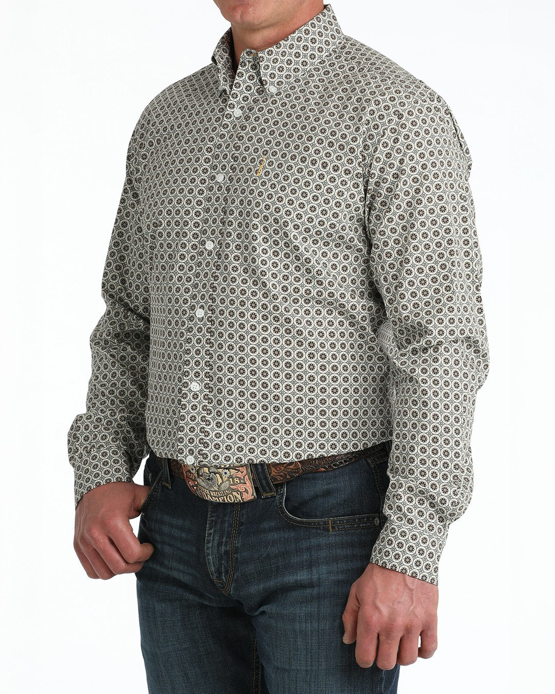 Cinch Men’s Modern Fit Button-Down Western Shirt