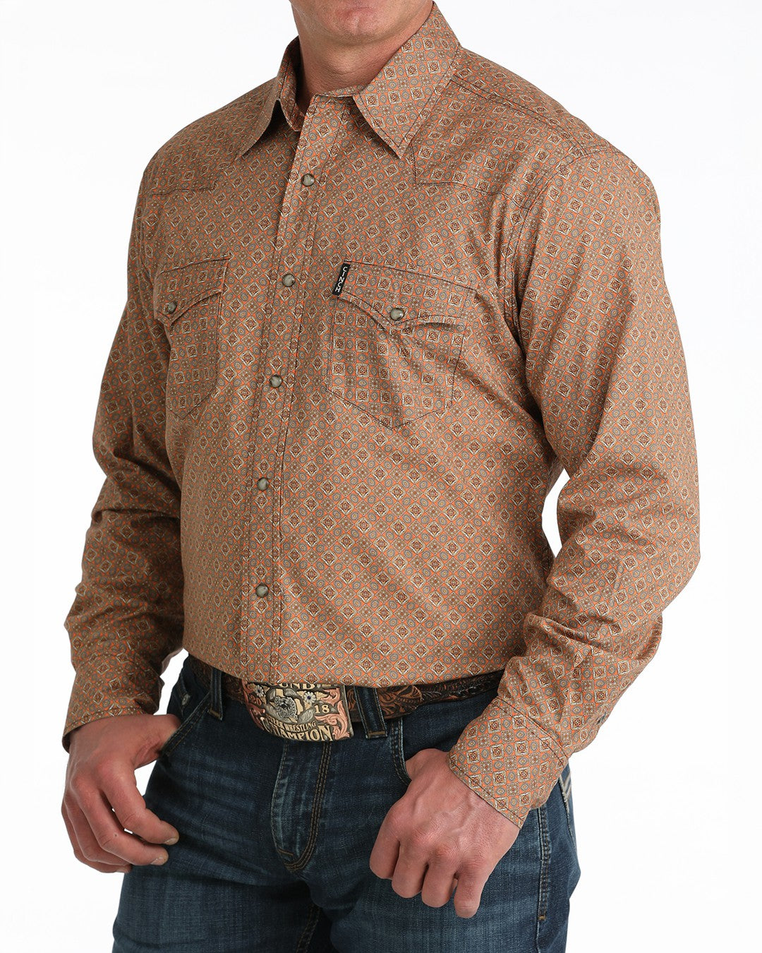 Cinch Men’s Modern Fit Snap Front Western Shirt