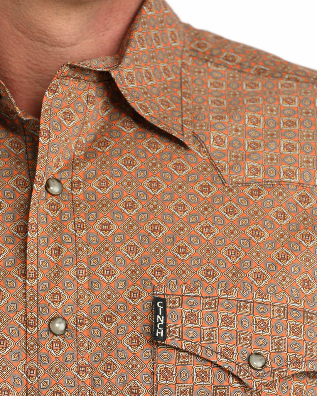 Cinch Men’s Modern Fit Snap Front Western Shirt