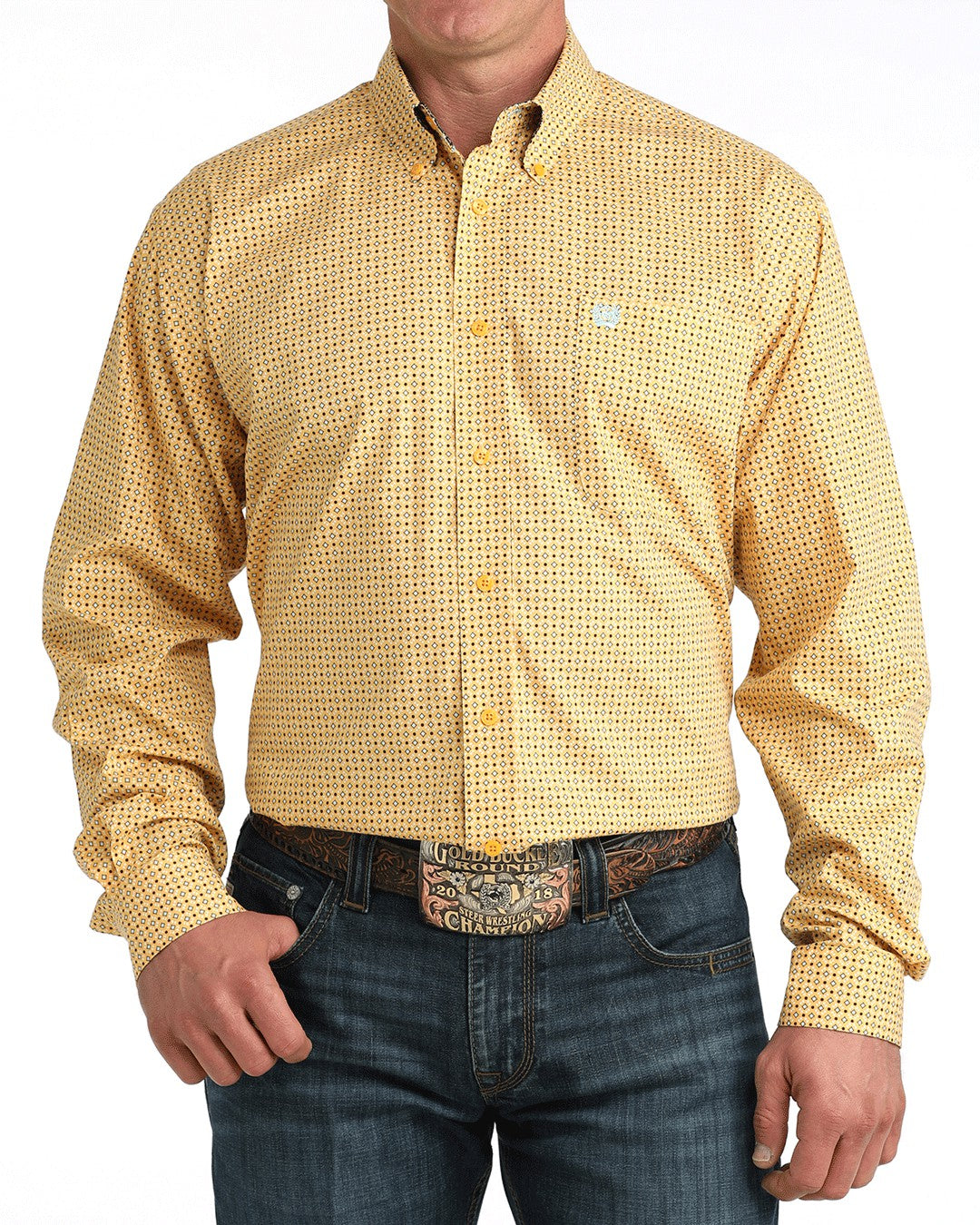 Cinch Stretch Classic Fit Button-Down Western Shirt