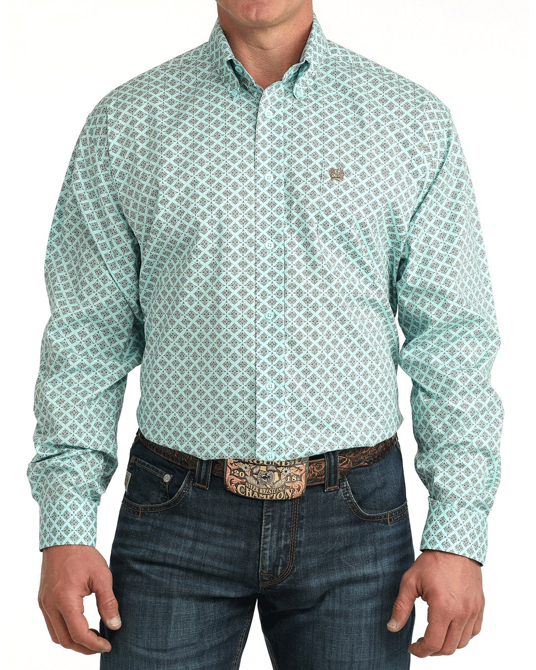Cinch Stretch Classic Fit Button-Down Western Shirt